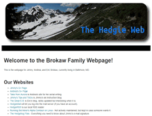 Tablet Screenshot of hedgie.com